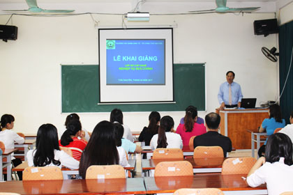 Khai giảng lớp sơ cấp Nghiệp vụ bưu chính.